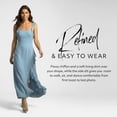 thumbnail image 4 of David’s Bridal, The Edit by DB Studio Women's Formal Ruffle Sheath Dress, Ankle Length, Chiffon, 4 of 9