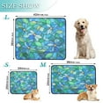 thumbnail image 3 of Qxltty Light Blue Green Glass Cat litter Pads Pet Set of 3 Diaper Mats Center Anti-leakage Layer Absorbent Soft and Comfortable, 3 of 7