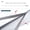 Gray -50cm, variant on Summer Simple Grey Window Mosquito Net Curtain, Multi-Size Window Screen with 2cm Self-Adhesive Tape for Home