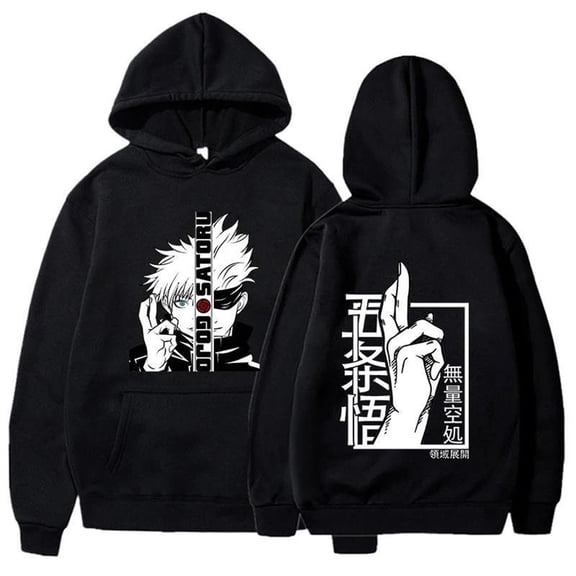YOUSHENGER Casual Hoodie Anime Satoru Hoodies Sweatshirts Men Women Gojo Autumn Winter Pullover Hooded