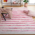 thumbnail image 2 of SAFAVIEH Montauk Rowena Striped Area Rug, Red/Ivory, 6' x 9', 2 of 11