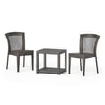 thumbnail image 2 of Noble House Avery Outdoor 3 Pc Multibrown Chair Chat Set, 2 of 35