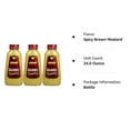 thumbnail image 2 of Spicy Brown Mustard, 8 Ounce Bottle (Pack of 3), 2 of 2