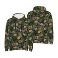 thumbnail image 6 of Bingfone Camouflage Skulls Men's Drawstring Hoodie Long Sleeve Pocket Sweatshirts-XX-Large, 6 of 6