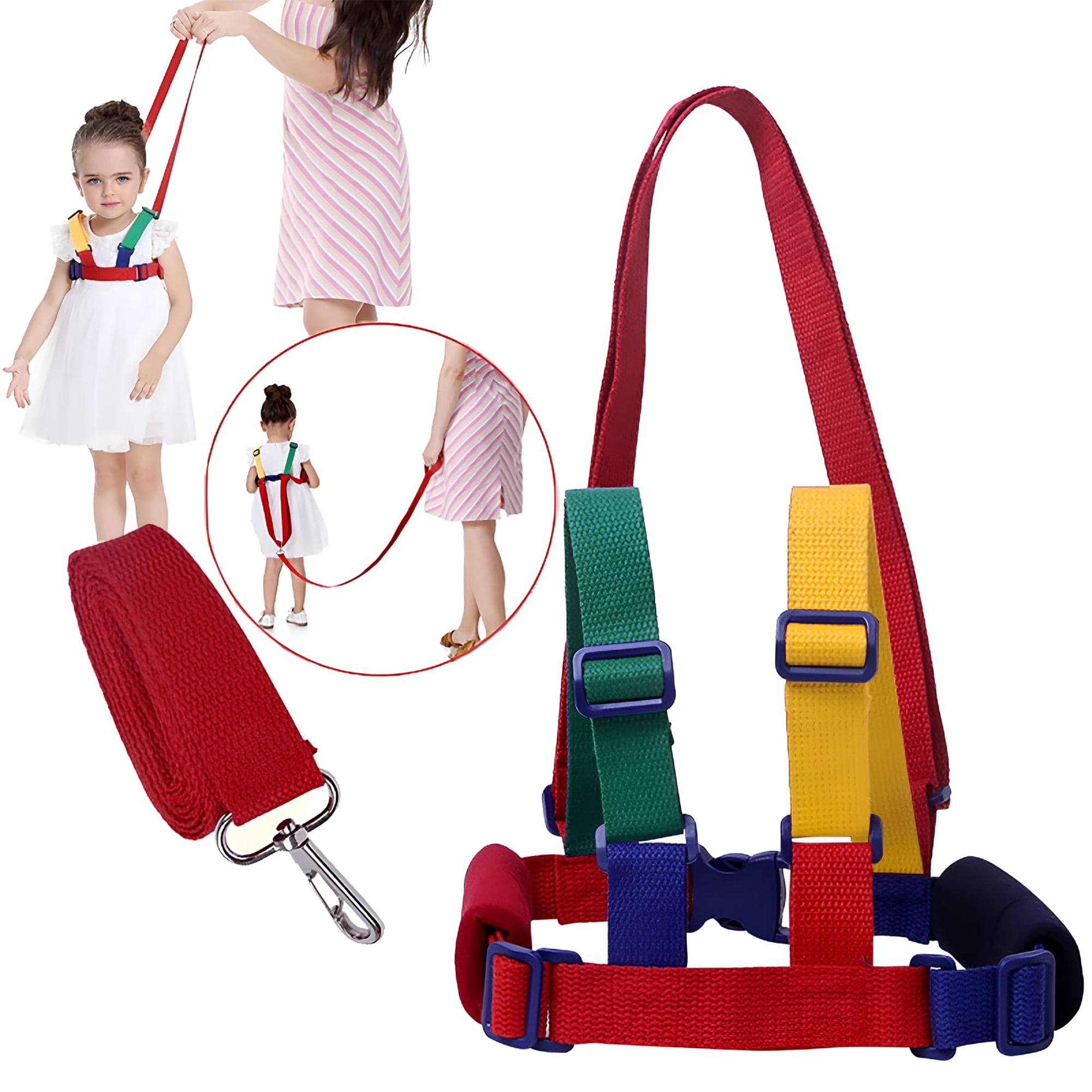 GASTROPOD Safety Harness Leash for Active Child (3-6 Yrs), Kids Walking Harness, Adjustable Tether for Toddler & Special Needs