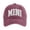 #02Wine, variant on Unisex Parent Child 3D Mama/MINI Embroidery Wash Baseball Caps Spring and Autumn Outdoor Adjustable Casual Hats Sunscreen Hat  Purple One Size