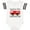 Football White and Black, variant on Inktastic Grandpa's Little Firefighter Boys Baby Bodysuit