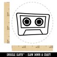 thumbnail image 2 of Retro Cassette Mix Tape Rubber Stamp for Scrapbooking Crafting Stamping - Small 3/4 Inch, 2 of 7