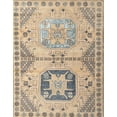thumbnail image 1 of Ahgly Company Machine Washable Indoor Rectangle Abstract Dark Almond Brown Area Rugs, 5' x 7', 1 of 7