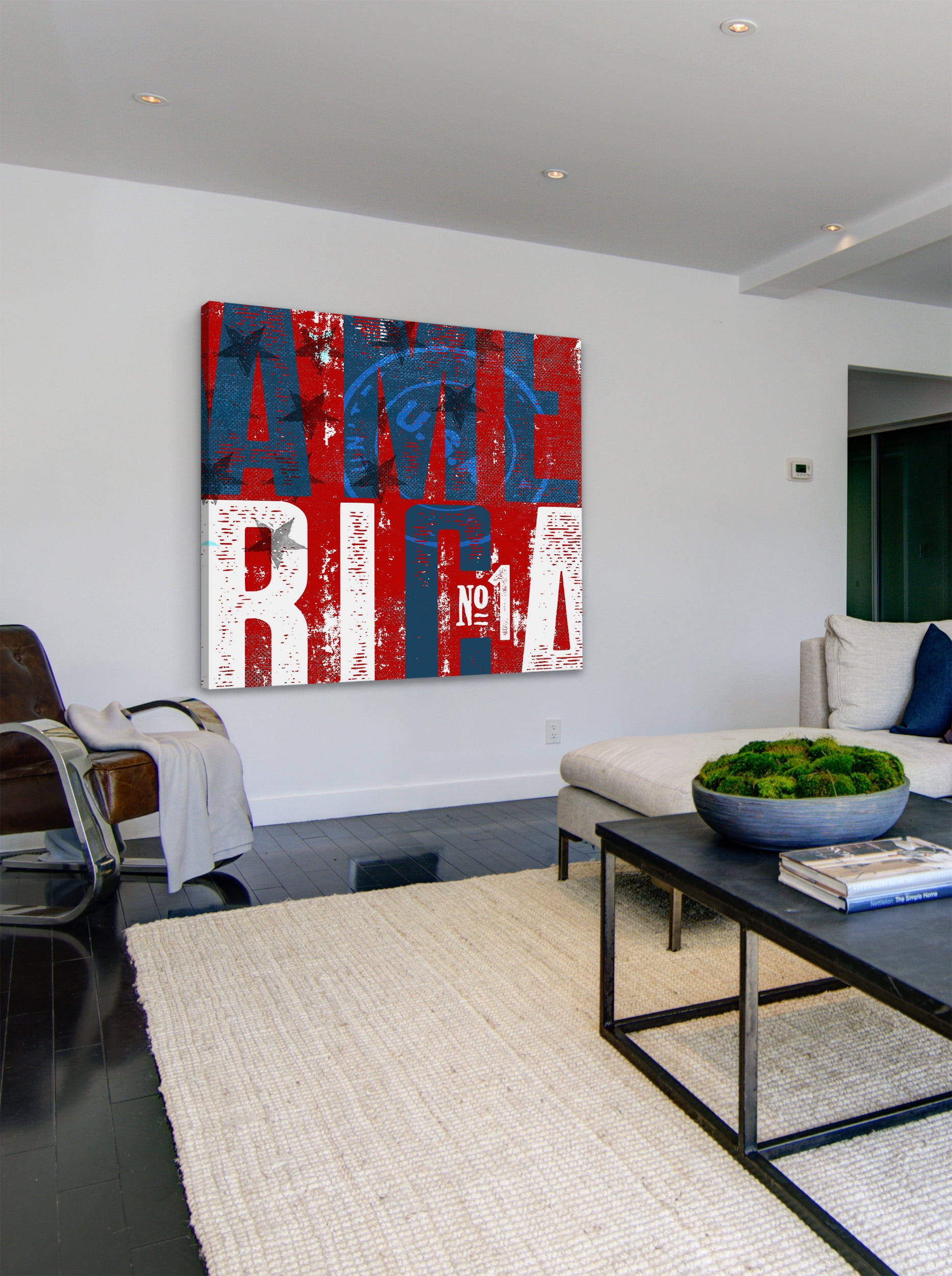 "America No.1" Painting Print on Wrapped Canvas