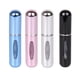 thumbnail image 1 of Juego de 4 botellas de perfume en aerosol de 5 ml, recargables, portátiles, de hermosos colores, mini atomizadores de perfume para viajes., 1 of 14