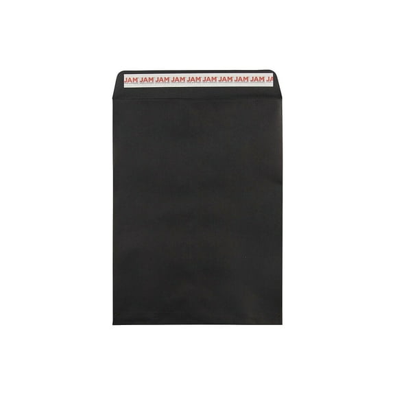 JAM Paper Self Seal Catalog Envelope 9" x 12" Black 50/Pack (260147509I)