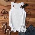 thumbnail image 5 of xfsWaSs Sleeveless Tank Tops for Women Summer Crewneck Sleeveless Top Loose Fit Casual T Shirts Solid Color Basic Racerback Tank Tops, 5 of 5