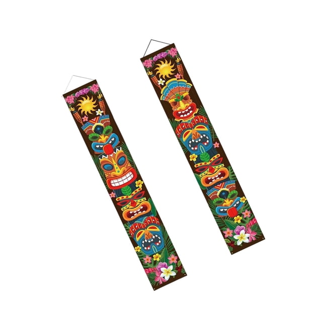Bearachild Door Banner Wall Hanging for Hawaiian Party Cookout Luau Decoration Kits de decoración para fiestas