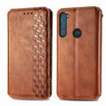 thumbnail image 3 of Case for Motorola MOTO One Fusion Plus Flip Cover Wallet Flip Cover Magnetic Protective - Marron, 3 of 5