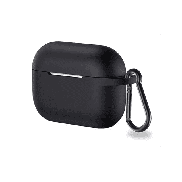 Funda Protector Genérico Para AirPods Pro Case Silicon Arnes NEGRO/BLANCO