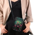 thumbnail image 4 of HELLHERO Shoulder Purse Black Cat Rose Lightweight Sling Bag for Adult, 4 of 7
