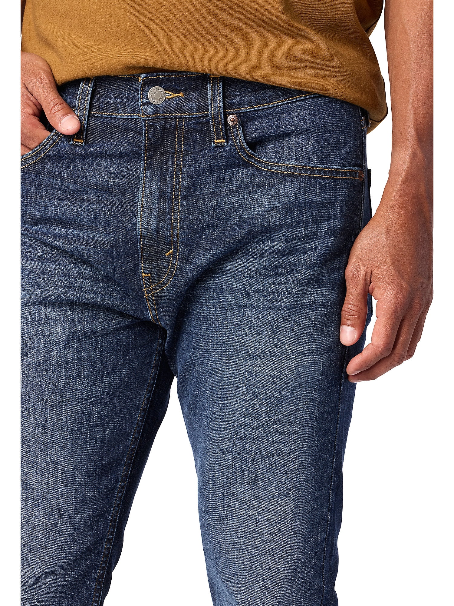 Levi Strauss Signature Men's and Big and Tall Slim Straight Fit Jeans