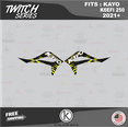 thumbnail image 3 of Kalair GFX Graphics Kit for Kayo K6EFI 250 Dirt Bike (2021+) Twitch Series, 3 of 5