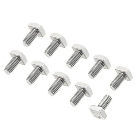 

Square Head Bolt 10 Pack M5x10mm 304 Stainless Steel Grade C Square Screws