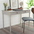 thumbnail image 2 of SAFAVIEH O' Mara Solid Retro Farmhouse 2 Drawer Desk, Taupe, 2 of 15