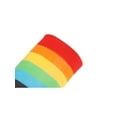 thumbnail image 2 of Gravity Threads Stripe Rainbow Socks Long, 2 of 2