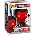 thumbnail image 2 of Marvel Holiday Red Hulk with SnowmanFunko Pop! Vinyl Figure, 2 of 3