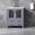 thumbnail image 2 of Lexora Home Volez 30" Single Vanity with Integrated Sink in Dark Gray, 2 of 8