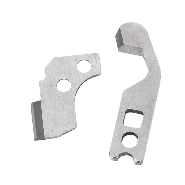 Cuchillas Para Máquina De Coser, 788013009 788011007 Material De Acero Piezas De Repuesto De Recorte Estable Juego De Cuchillas Superior E Inferior Alta Dureza Para 8002D 9102D
