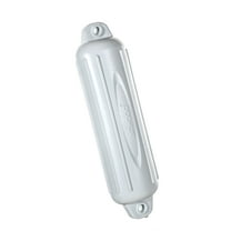 Attwood 9356D1 SoftSide UV-Resistant Marine Boat Fender White 6-Inch x 24-Inch