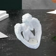 thumbnail image 1 of Candelabro de ángel de resina Macarena Portavelas Adorno de escritorio Soporte de mesa Centro de mesa, 1 of 8