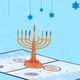 thumbnail image 3 of Felicitación Chanukah Vela Candelabro Tarjeta De Felicitación Impresión En Color Año Nuevo Judío Tradición Navideña Tarjeta De Bendición Para La Oficina Del Partido 3D Pop Up Tarjeta Moyic HA020435-00, 3 of 7