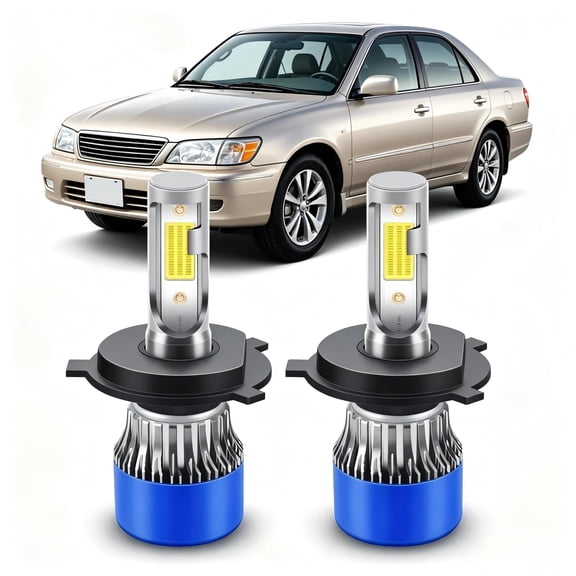 soukeo Fit for Toyota Camry 1997-1999 LED Headlight Bulbs,High Low Beam H4,1:1 Halogen Size,Plug and Play,6500K Cool White,2pcs