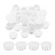 thumbnail image 1 of Uxcell 64Pcs 3/4" Tapones de agujero de plástico blanco tipo empotrado para paneles, tapones de extremo para tubos de bloqueo de muebles y gabinetes, 1 of 6
