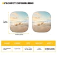 thumbnail image 5 of Bulopur Beach Starfish Sun Shade Car Windshield UV Protection Auto Sun Shades Front Windshield Universal Size Vehicle Sun Visor Protector Auto Exterior Decorative Cover for Most Cars, 5 of 6