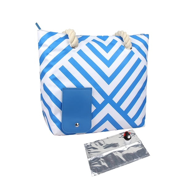 Bolsas de Vino de Navidad Bolsa de Picnic Portátil de Aislamiento Térmico, para Fiestas de Acampamiento en la Playa Al Aire Libre, Resistente Y Elegante Sostiene Múltiples Botellas, Mantiene las Bebid