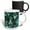 Multicolor, variant on 3drose, Cube Design in Teal and Green, 15oz Mug