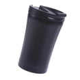 thumbnail image 4 of Vaso de café de viaje con tapa, botella térmica reutilizable de acero inoxidable para negro, 4 of 9