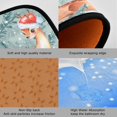 thumbnail image 3 of SKYSONIC Fawns Christmas Hat Kitchen Mats Set of 2 Fir Tree Snowy Anti Fatigue Floor Runner Rug Non Slip Comfort Mat 19.7x27.6 Inch + 19.7x47.2 Inch for Living Room Laundry Room Hallway, 3 of 7