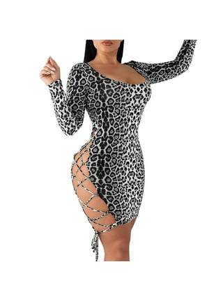Club Night Out Animal Print Dresses