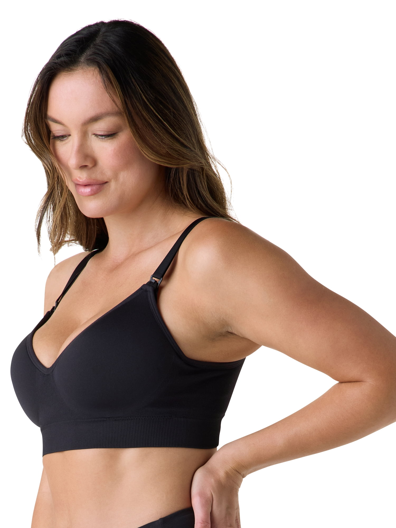 Ingrid & Isabel For Every Belly Women's Maternity & Nursing Seamless Wire free Bra, SizesS-4XL