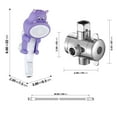 thumbnail image 4 of KAIYING Hippie Children's Bath Shower Head, Children's Handheld Shower Heads with Hose and Diverter, Bath Toys, Cartoon Shower Head Kids Bath Bathing Accessories, 4 of 6