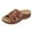 Brown, variant on Women's Hollow Solid Color Fashion Thick Soled Slippers Large Size Spring And Summer Fish Mouth Rest Beach Sandals