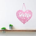 thumbnail image 4 of YDOJG Valentines Decorations Valentine'S Day Doorplate-Happy Valentine'S Day Sign Farmhouses Decoration-Valentine'S Day Decoration Front Door Decoration--Valentine'S Day Home Decoration, 4 of 9
