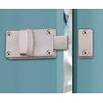 thumbnail image 4 of Toilet Door Lock With Red And Green Indicator Replacement Parts Indicating Dormant Lock For Public Toilet(1pcs, Silver), 4 of 5