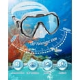 thumbnail image 2 of Set de Snorkel PIYAZI Equipo de Snorkeling para Adultos con Bolsa de Malla, 2 of 7