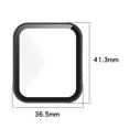 thumbnail image 4 of For Xiaomi Redmi Watch 2 Lite PC + Tempered Glass Watch Protective Case (White), iPhone 13 Pro Max, 4 of 6