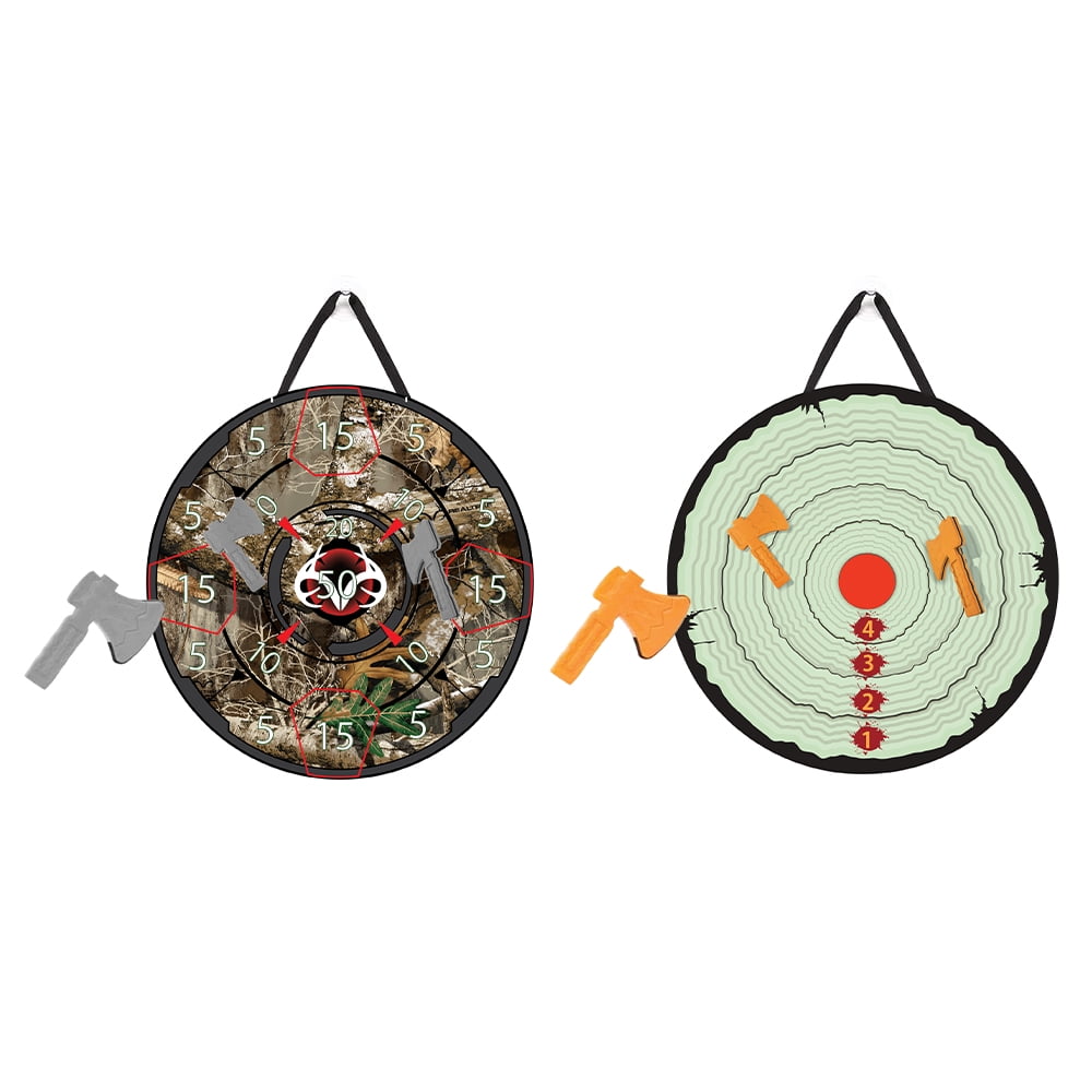 RealTree Foam Axe Throwing Toys for Kids Adults, Giant Dart Board Game