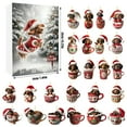 Visual Timers Countdown to Christmas Advent Calendar with Chocolate Mechanical Kitchen Timer Visual Timers Countdown to Christmas Advent Calendar with Chocolate Mechanical Kitchen Timer