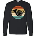 thumbnail image 3 of Inktastic French Horn Retro Music Sunset Long Sleeve T-Shirt, 3 of 5